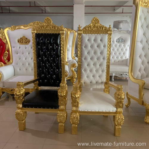 wholesale hotel event wedding black throne chair